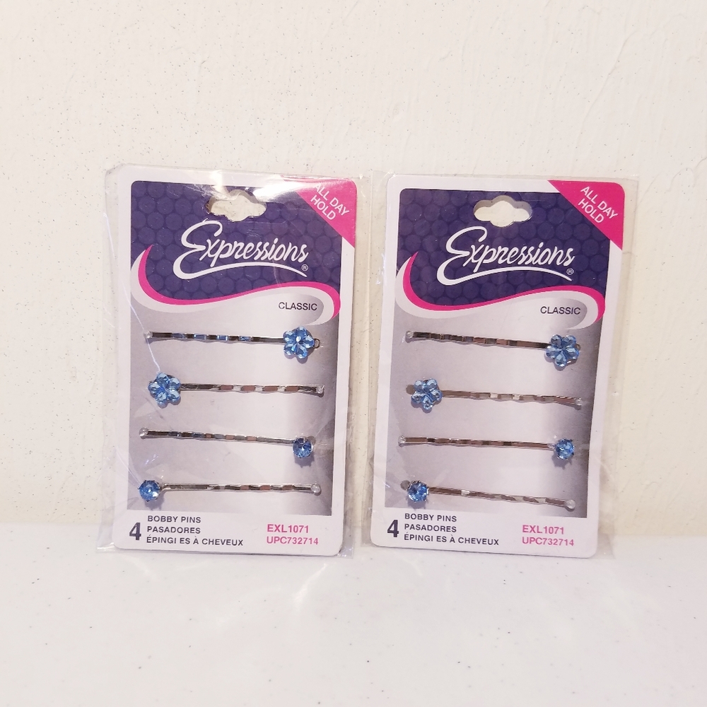 Expressions Classic Set of Two 4 Bobby Pins
